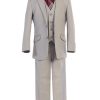 light grey boy's suit