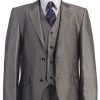 light gray khaki suit