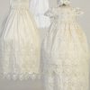 Christening gown for baby girls available in sizes 6m 12m and 24m