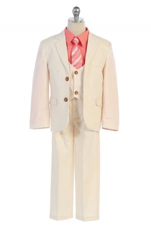 Linen three piece suit