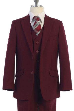 Bj4005-Burgundy-Suit