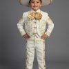 ivory and gold charro outfit for boys