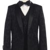 black brocade suit for boys