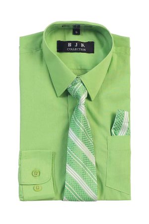 Boy's Lime Green shirt