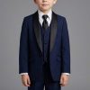 boys navy blue tuxedo