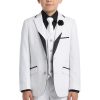 white and black suit for boys