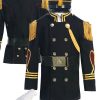 cadet suit for boys in black and gold