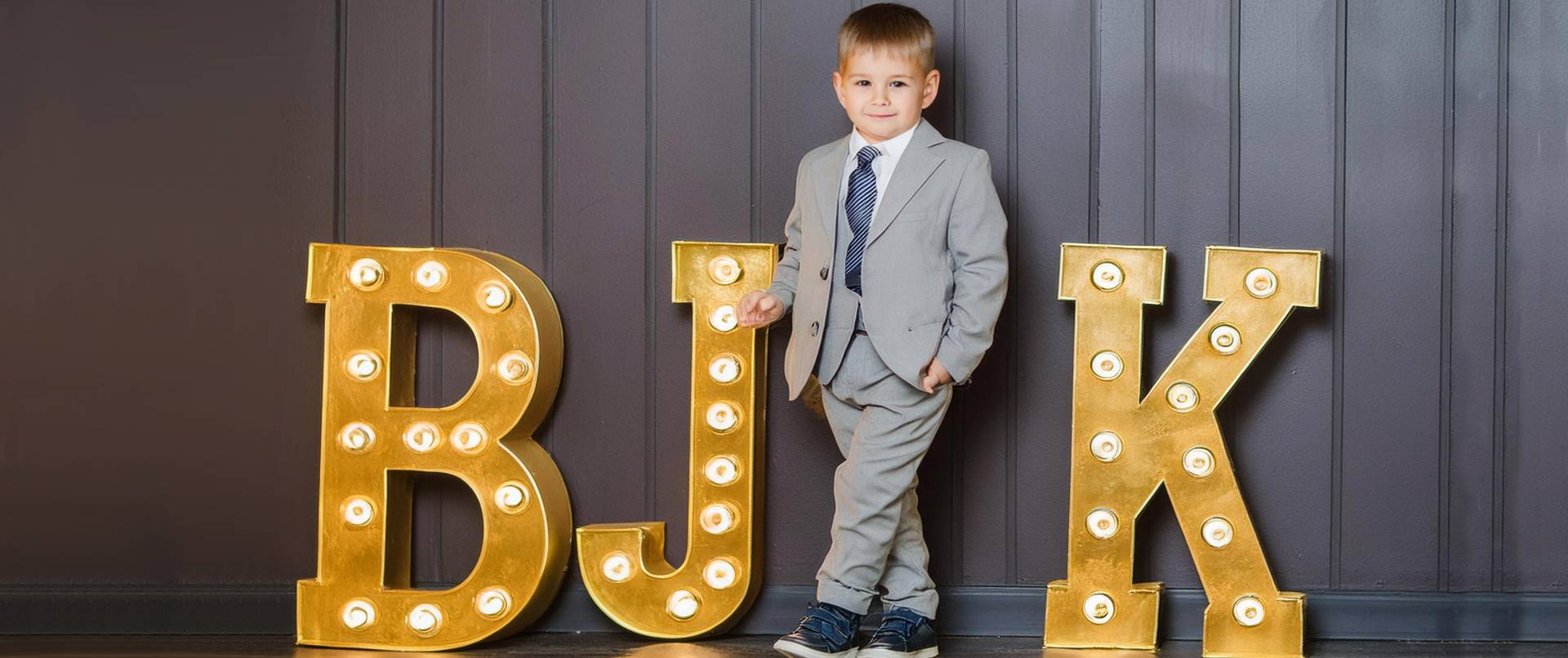 BJK Collection boys suits collection banner