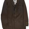 Boltini chocolate brown suit