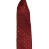burgundy clip tie by dozen