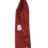 burgundy clip tie by dozen