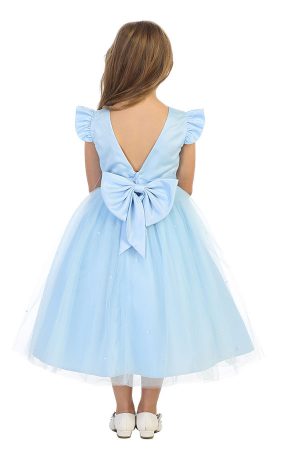 Los Angeles ca wholesale girls tea length short tulle dress