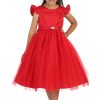 Los Angeles ca wholesale girls tea length short tulle dress