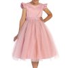 Los Angeles ca wholesale girls tea length short tulle dress