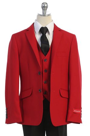 Wholesale boys suit in red Bijan KIds los angeles