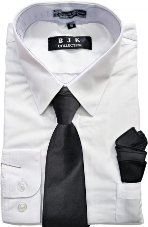 Wholesale white dress shirt for boys