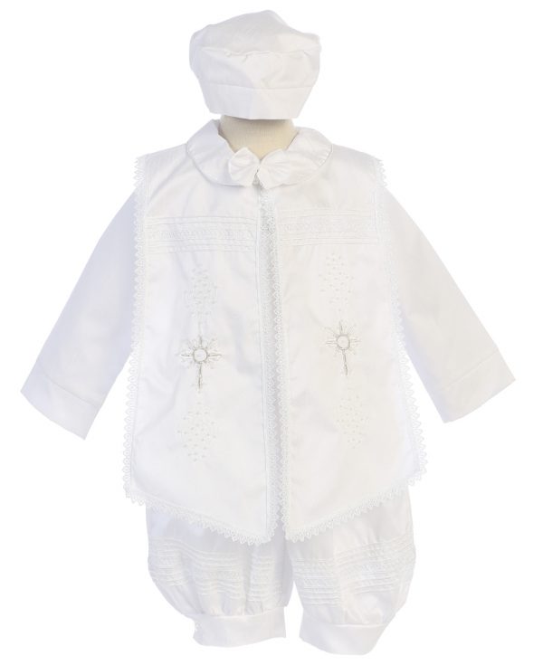 Baptism boys suit in with