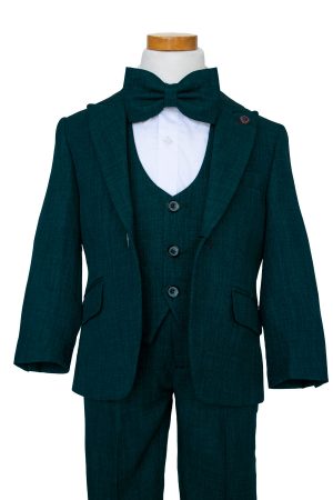 Boy's Emerald Green four piece suit
