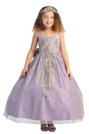 9020 Glittered ballgown - 2, Lavender