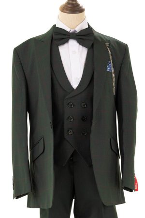 BJ2022-15 Military green suit