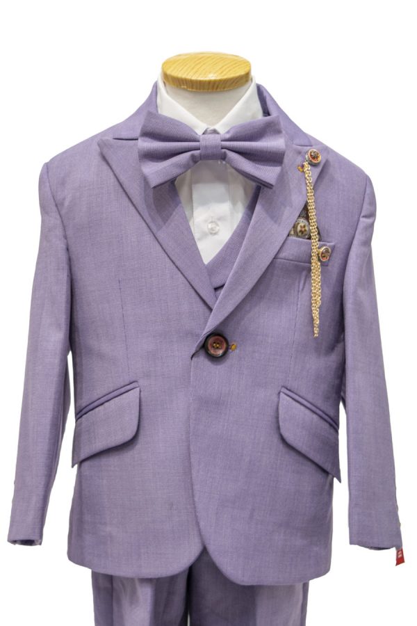 lavender suit for boys by BJK collection