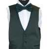 emerald green glitter vest for boys