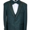 emerald green glitter suit for boys
