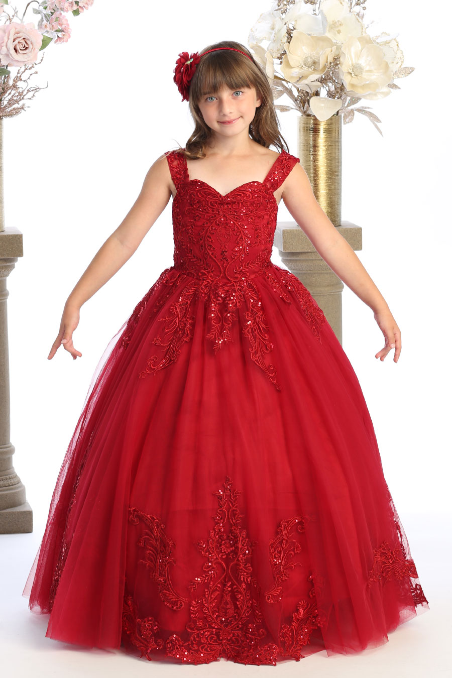 Sequins Kids Dresses For new Year Party Dress Children Pageant Gown  Princess Wedding Dress for Girls Dress Toddler Girl Dresses