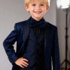 boys navy blue glitter suit