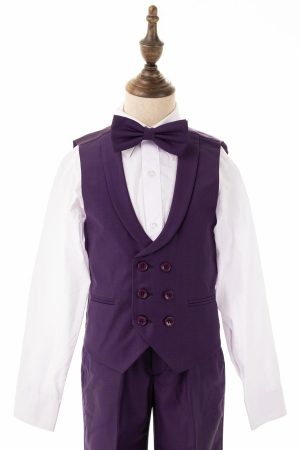 Alternative view of PRS-300-29 Boy's Purple Suit