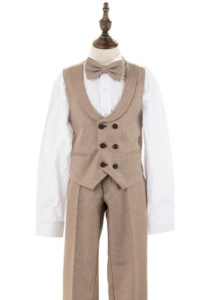 Alternative view of BJ20280 Light Brown Suit