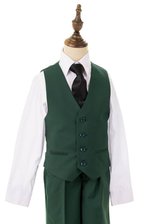 H4005-38 HUSKY Emerald Green Suit 5 piece set - Image 4