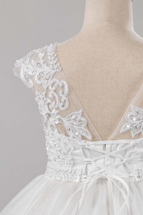 8066 White Communion Dress - Image 4