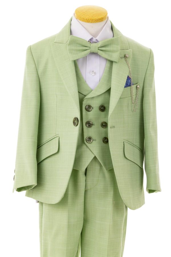 AC-1G-66 Light Sage Green suit for boys