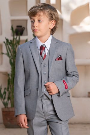 boys gray suit