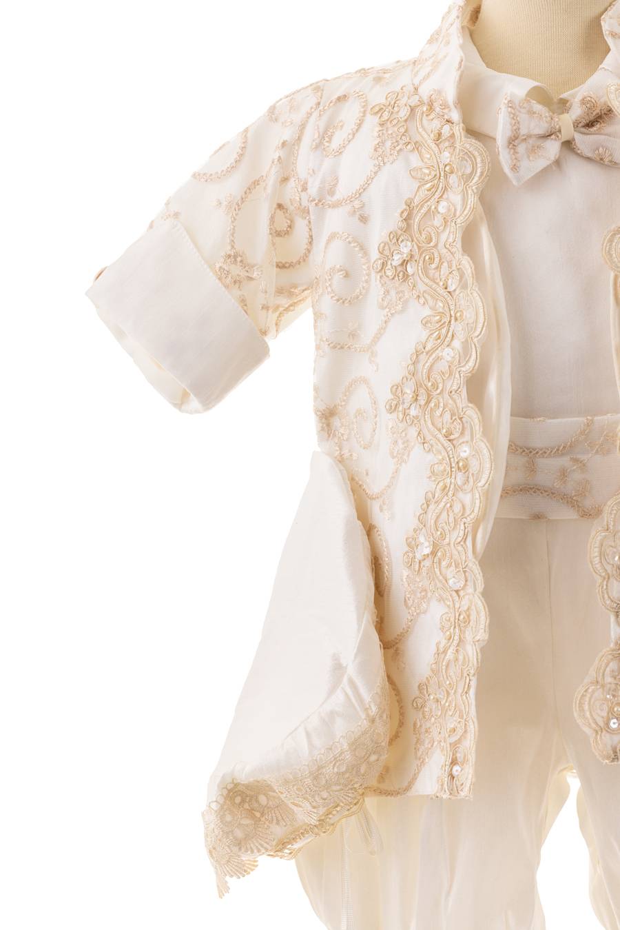 J854 Ivory Boys Baptism Suit - Image 7