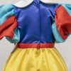 Yellow and blue princess dress