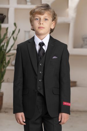 black classic suit for boys