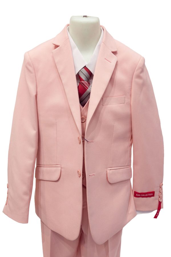 boys blush 5 piece suit