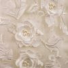 girls baptism gown fabric close up