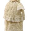 Girl's dark ivory baptism gown