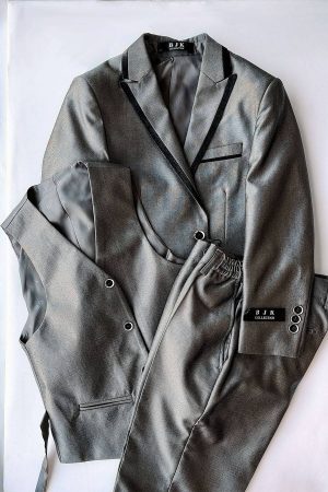 Y10-01379 Grey suit for boys