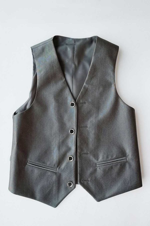 Y10-01379 Grey suit for boys - Image 5